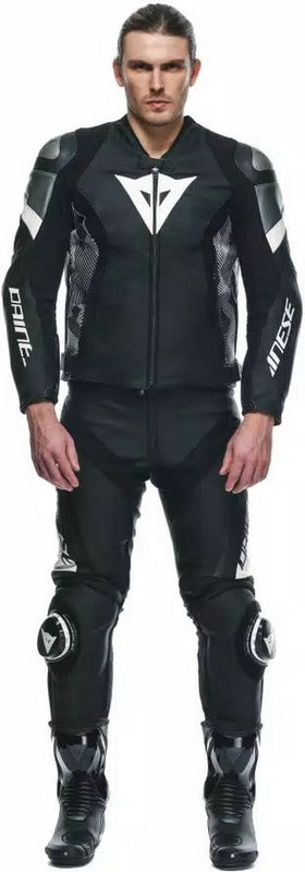 Dainese / ダイネーゼ AVRO 5 レザージャケット ブラック/ホワイト/アンスラサイト | 2015300001-F13