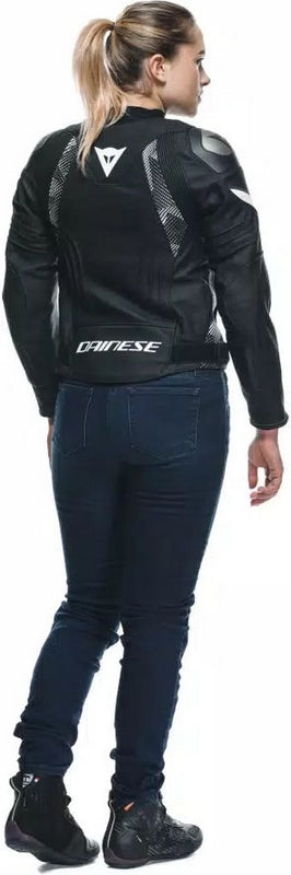 Dainese / ダイネーゼ AVRO 5 レザージャケット レディース ブラック/ブラック/ホワイト | 2015300002-948