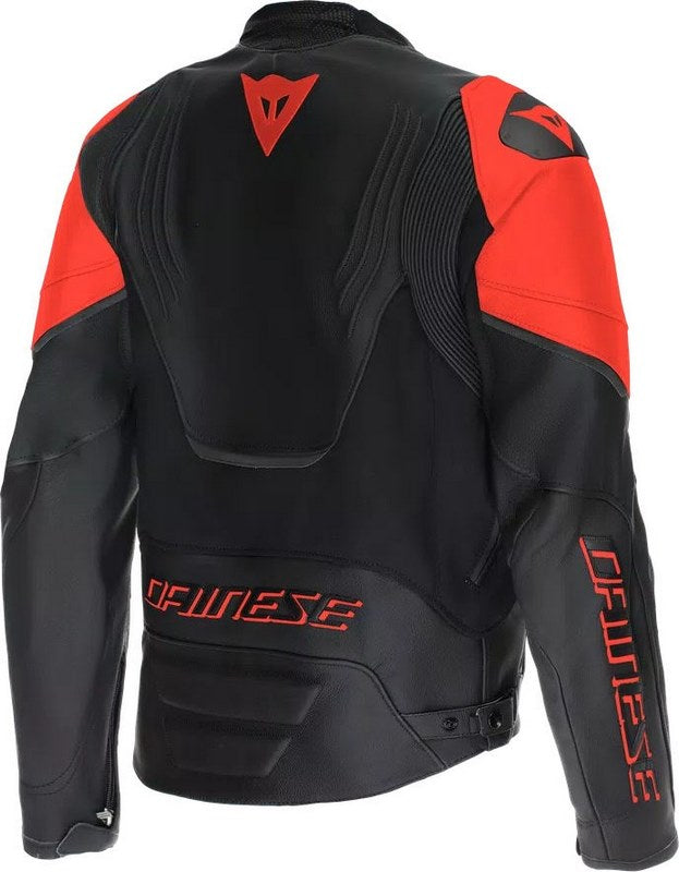 Dainese / ダイネーゼ RACING 5 レザージャケット ブラック/ブラック/フルオレッド | 2015300031-P75
