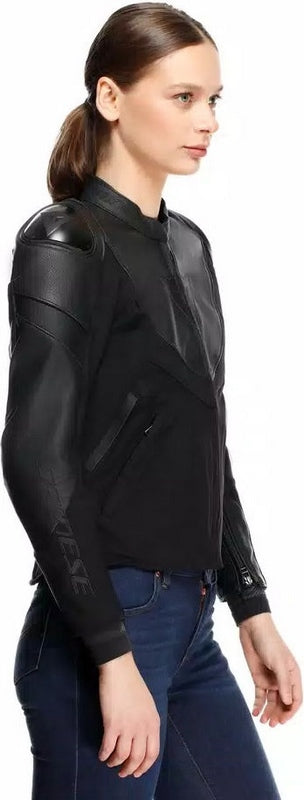 Dainese / ダイネーゼ IPERATTIVA レザーテキストジャケット ジャケット レディース ブラック/ブラック | 2015300037-631