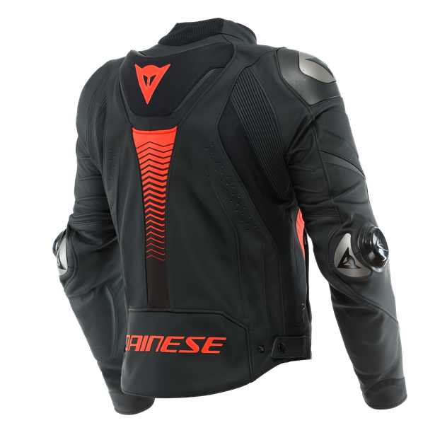 Dainese / ダイネーゼ Super Speed 4 Leather Jacket Black-Matt/Fluo-Red | 201533870-51G