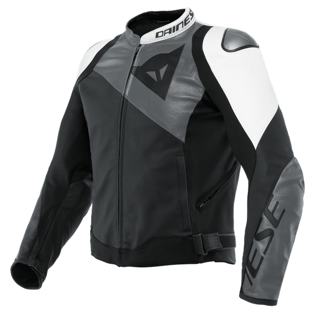Dainese / ダイネーゼ Sportiva Leather Jacket Black-Matt/Anthracite/White | 201533872-26A