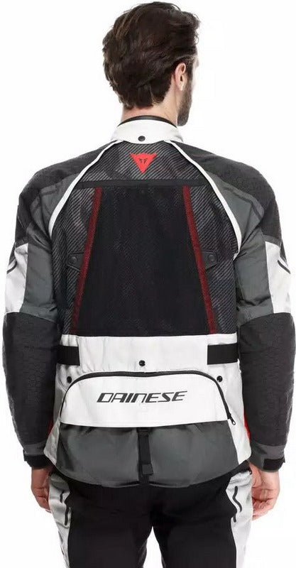 Dainese / ダイネーゼ SUPER ADVENTURE アブソリュートシェルジャケット グレイシャーグレー/IRON-GATE/レッド | 2016500012-29J
