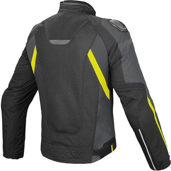 Dainese Jacket SUPER SPEED D-DRY  black/dark-gull-grey/fluo-yellow  Size 52 | 201654579P76012
