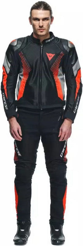 Dainese / ダイネーゼ DRAKE 2 AIR ABSØLUTESHELL パンツ ブラック/フルオレッド | 2016700002-628