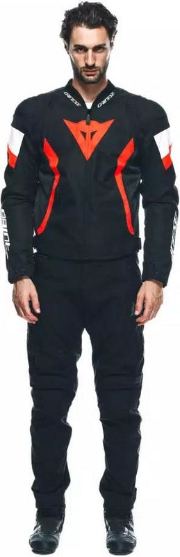 Dainese / ダイネーゼ AVRO 5 TEX ジャケット ブラック/フルオレッド/ホワイト | 2017300006-W12