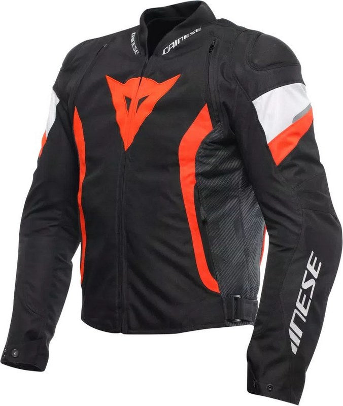 Dainese / ダイネーゼ AVRO 5 TEX ジャケット ブラック/フルオレッド/ホワイト | 2017300006-W12