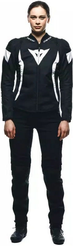 Dainese / ダイネーゼ AVRO 5 TEX ジャケット レディース ブラック/ホワイト/ブラック | 2017300007-O45