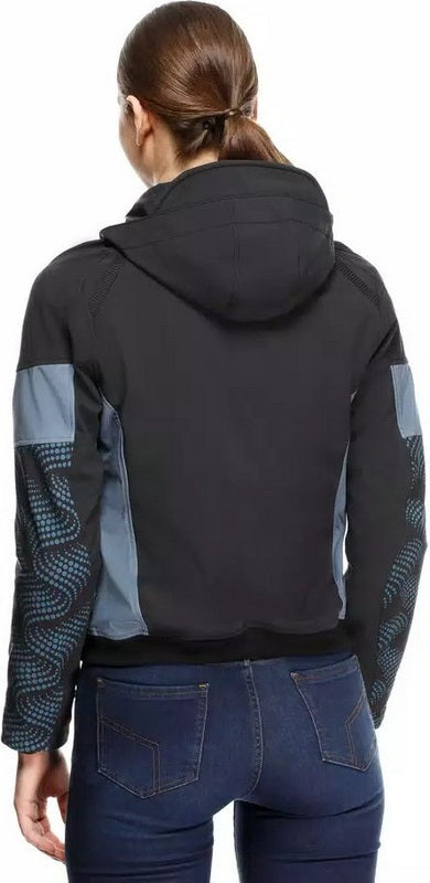 Dainese / ダイネーゼ IGNITE 2 TEX ジャケット レディース ブラック/ブルー MIRAGE | 2017300020-84N