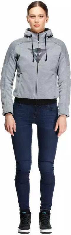 Dainese / ダイネーゼ DAEMON-X SAFETY フーディー FULL ZIP レディース グレー-MELANGE | 2017300022-351