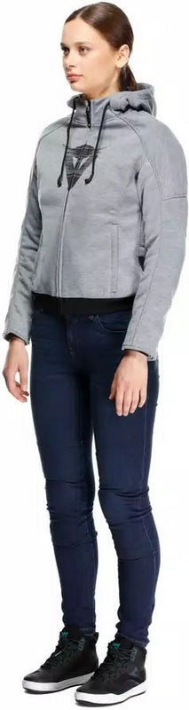 Dainese / ダイネーゼ DAEMON-X SAFETY フーディー FULL ZIP レディース グレー-MELANGE | 2017300022-351