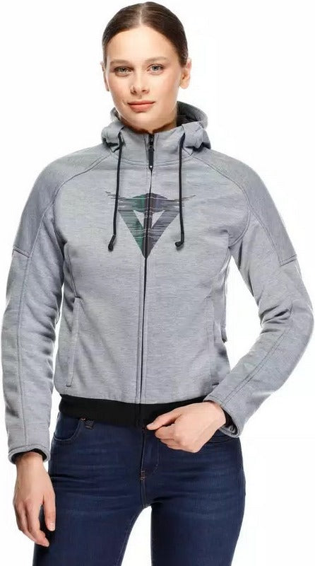 Dainese / ダイネーゼ DAEMON-X SAFETY フーディー FULL ZIP レディース グレー-MELANGE | 2017300022-351