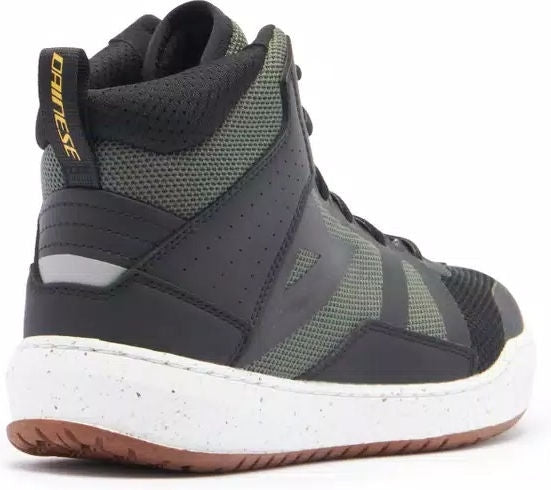 Dainese / ダイネーゼ SUBURB AIR シューズ ブラック/ホワイト/ARMY グリーン | 2017700011-50J