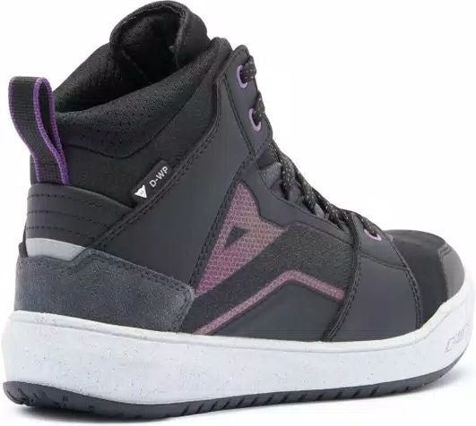 Dainese / ダイネーゼ SUBURB D-WP シューズ レディース ブラック/ホワイト/METAL PURPLE | 2017700012-52J