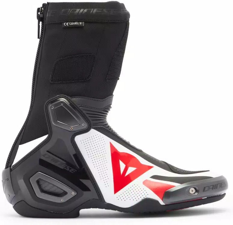 Dainese / ダイネーゼ AXIAL 2 AIR ブーツ ブラック/ホワイト/LAVA-レッド | 2017900053-V78