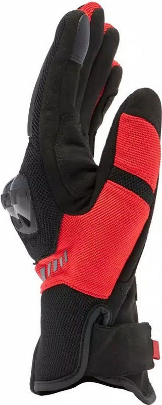 Dainese / ダイネーゼ MIG 3 AIR TEX グローブ ブラック/レッド-LAVA | 201815961-B78