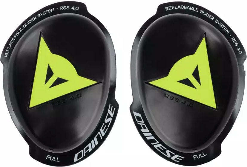 Dainese / ダイネーゼ ニースライダー RSS 4.0 - フルキット ブラック/フルオイエロー | 201876220-620