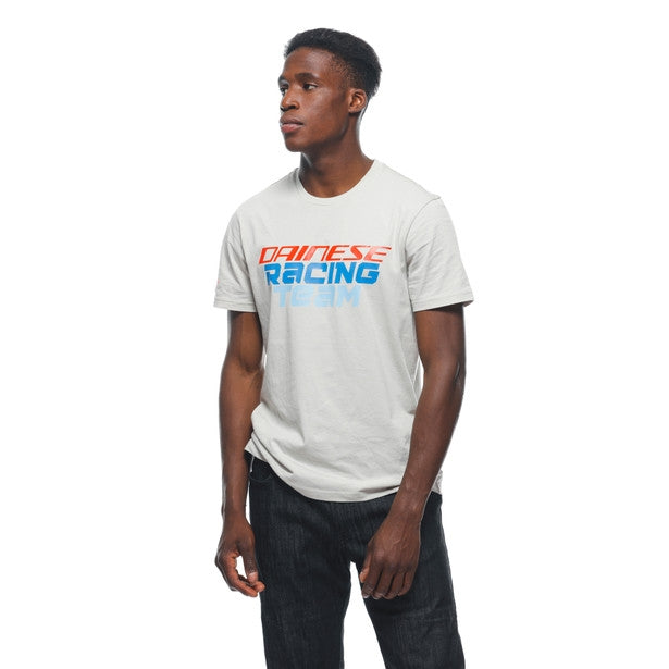 Dainese / ダイネーゼ Racing T-Shirt Light-Gray/Fiery-Red | 201896876-78H