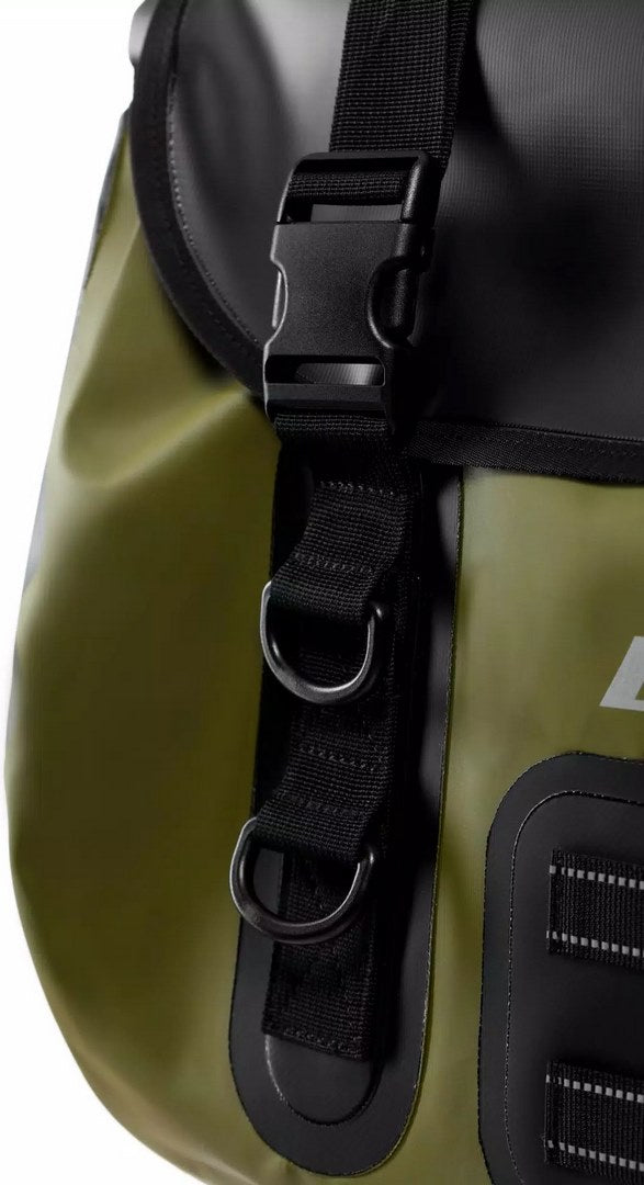 Dainese / ダイネーゼ EXPLORER WP ダッフルバッグ 45L ブラック/グリーン | 2019800006-636