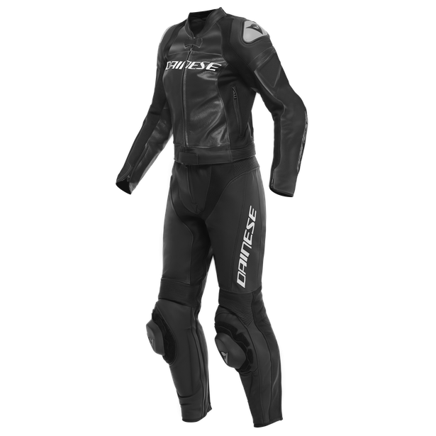 Dainese / ダイネーゼ Mirage Lady Leather 2Pcs Suit S/T Black/Black/White | 202513473-948