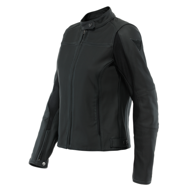 Dainese / ダイネーゼ Razon 2 Perf. Lady Leather Jacket Black | 202533886-001