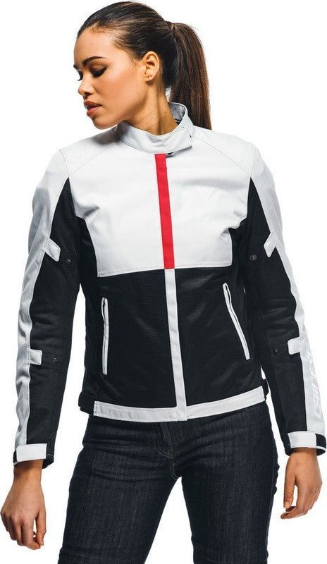 Dainese / ダイネーゼ RISOLUTA AIR テックス レディ ジャケット  グラシアーグレイ/ラバレッド | 20273524934F008