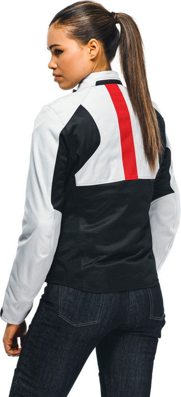 Dainese / ダイネーゼ RISOLUTA AIR テックス レディ ジャケット  グラシアーグレイ/ラバレッド | 20273524934F008