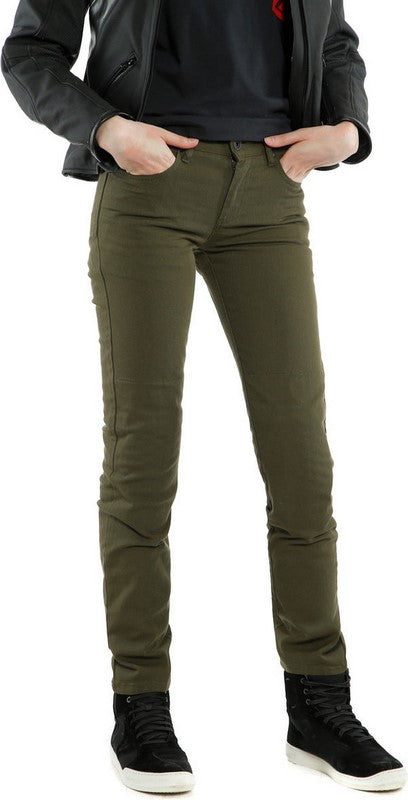 Dainese / ダイネーゼ CLASSIC スリム レディテックス パンツ  オリーブ | 202755152118012