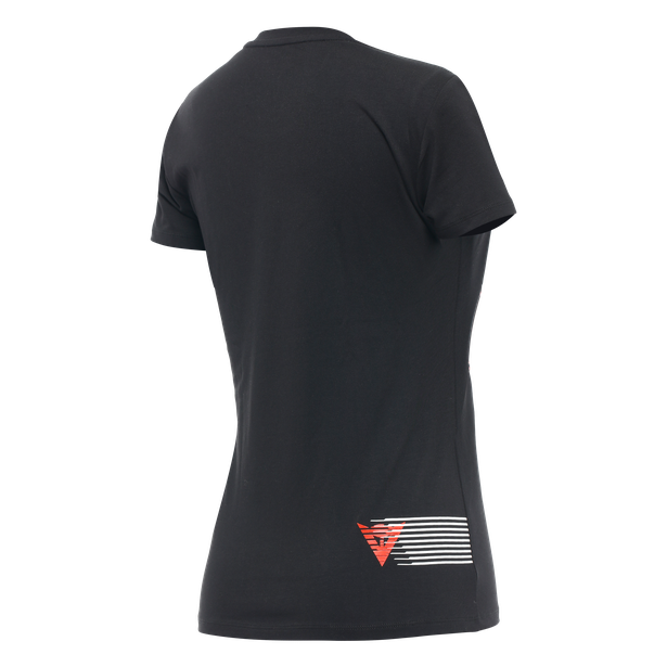 Dainese / ダイネーゼ T-Shirt Logo Lady Black/Fluo-Red | 202896883-628