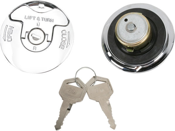 Drag Specialties LOCK GAS CAPS VENT N/VENT | 011549-BX-LB1