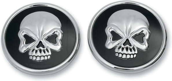 Drag Specialties CAPS GAS CHR SKULL 84-96 | 012716