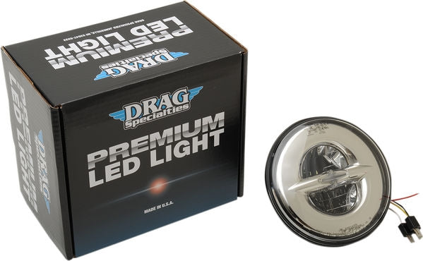 Drag Specialties HEADLIGHT 7 LED REFL ECE | 0552864