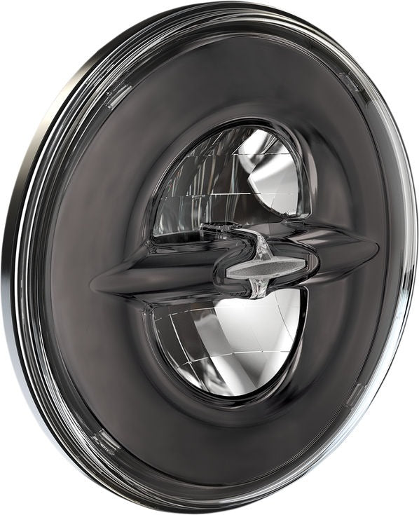 Drag Specialties HEADLIGHT 7 LED REFL BK | 0555944