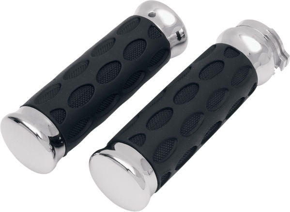Drag Specialties GRIPS HOTOP CHR/RUB | 06300372