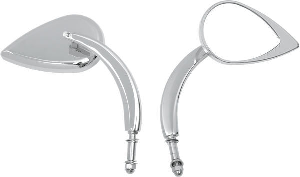 Drag Specialties MIRROR T-DROP CHR L. STM | 0640-0387