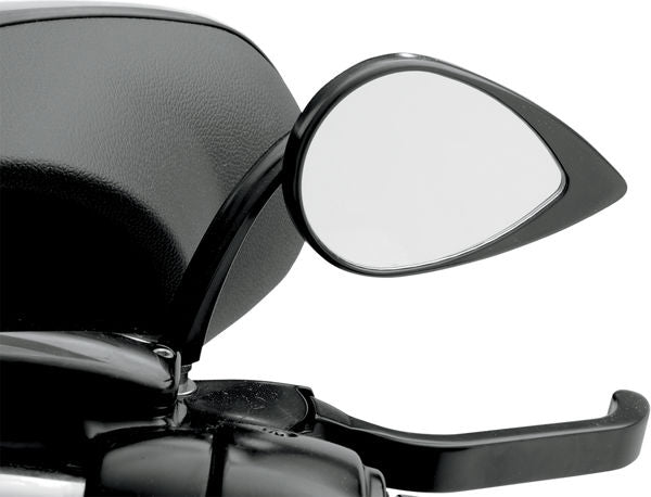 Drag Specialties MIRROR T-DROP BLK S. STM | 0640-0690