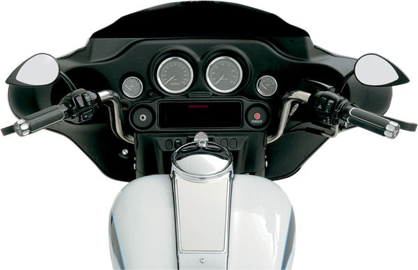 Drag Specialties MIRROR T-DROP BLK S. STM | 0640-0690
