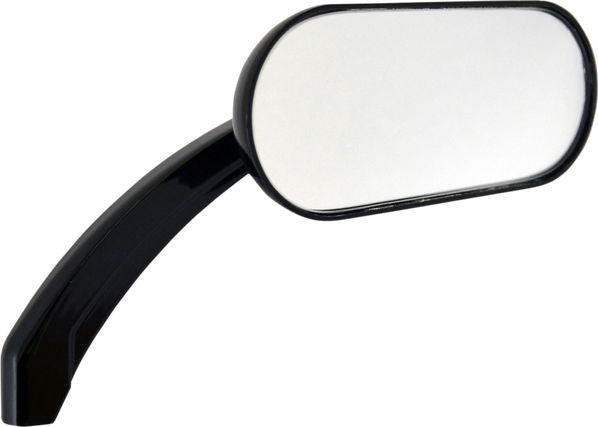 Drag Specialties MIRROR OVAL HOTOP GLOSSBK | 0640-0786