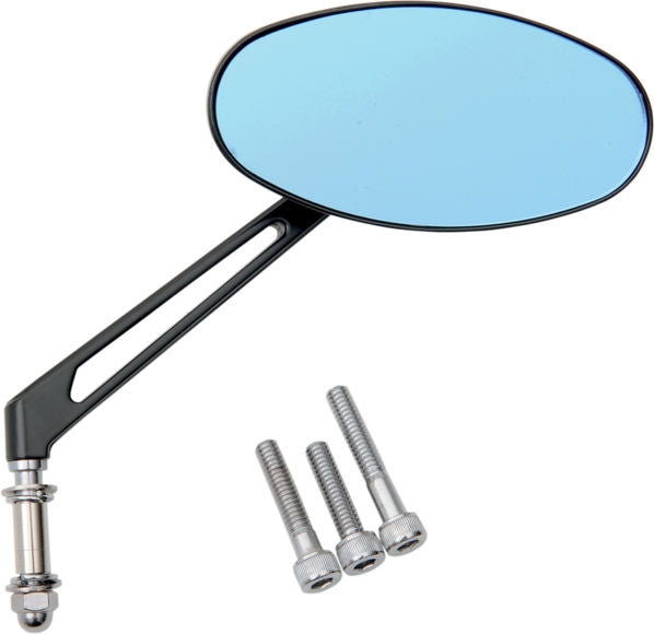Drag Specialties MIRROR BLU STLTH II BLK | 06400288SC-3N