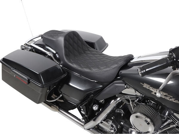 Drag Specialties SEAT PRED 3 EX RCH DD BLK | 08011369
