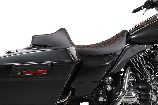Drag Specialties SEAT PRED 3 EX RCH DD RED | 08011371