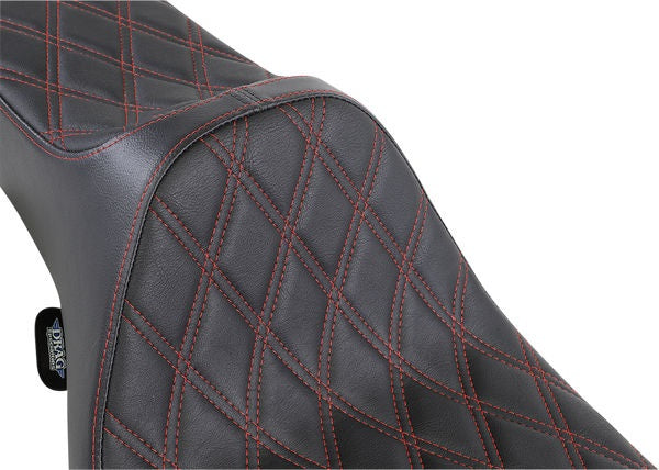 Drag Specialties SEAT PRED 3 EX RCH DD RED | 08011371