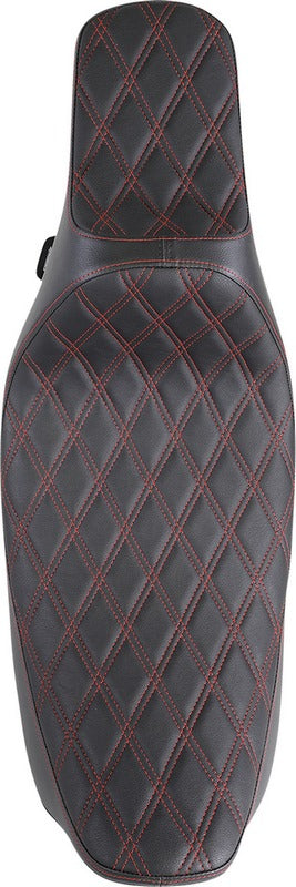 Drag Specialties SEAT PRED 3 EX RCH DD RED | 08011371