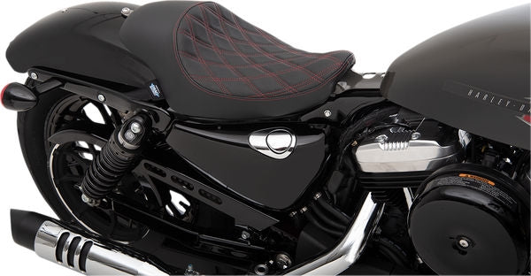 Drag Specialties SEAT 3/4 SOLO DDRED YNYL | 0804-0746