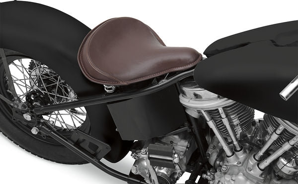 Drag Specialties SEAT SOLO LG LEATHER BRN | 0806-0049