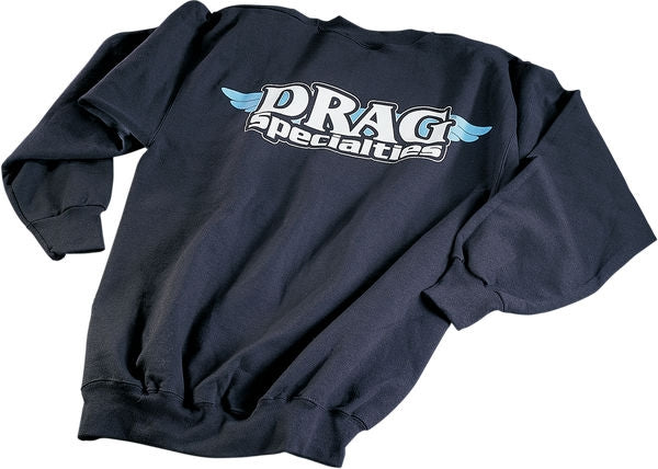 Drag Specialties SWEATSHIRT DRAG BLACK MD | 111826