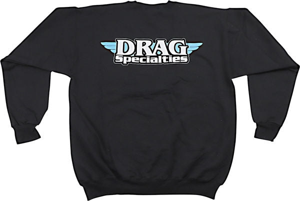 Drag Specialties SWEATSHIRT DRAG BLACK MD | 111826