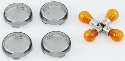 Drag Specialties SMOKED BULLET LENS 00-14 | 12-0201ME