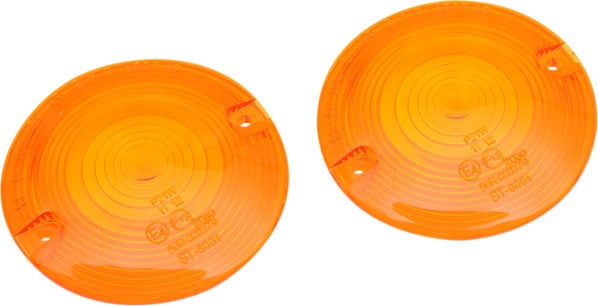 Drag Specialties LENS T/S FLHT AMBR DOT | 12-0203-AL2D