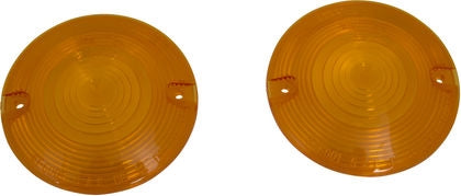 Drag Specialties LENS T/S FLT AMBER | 12-0203-ALE2